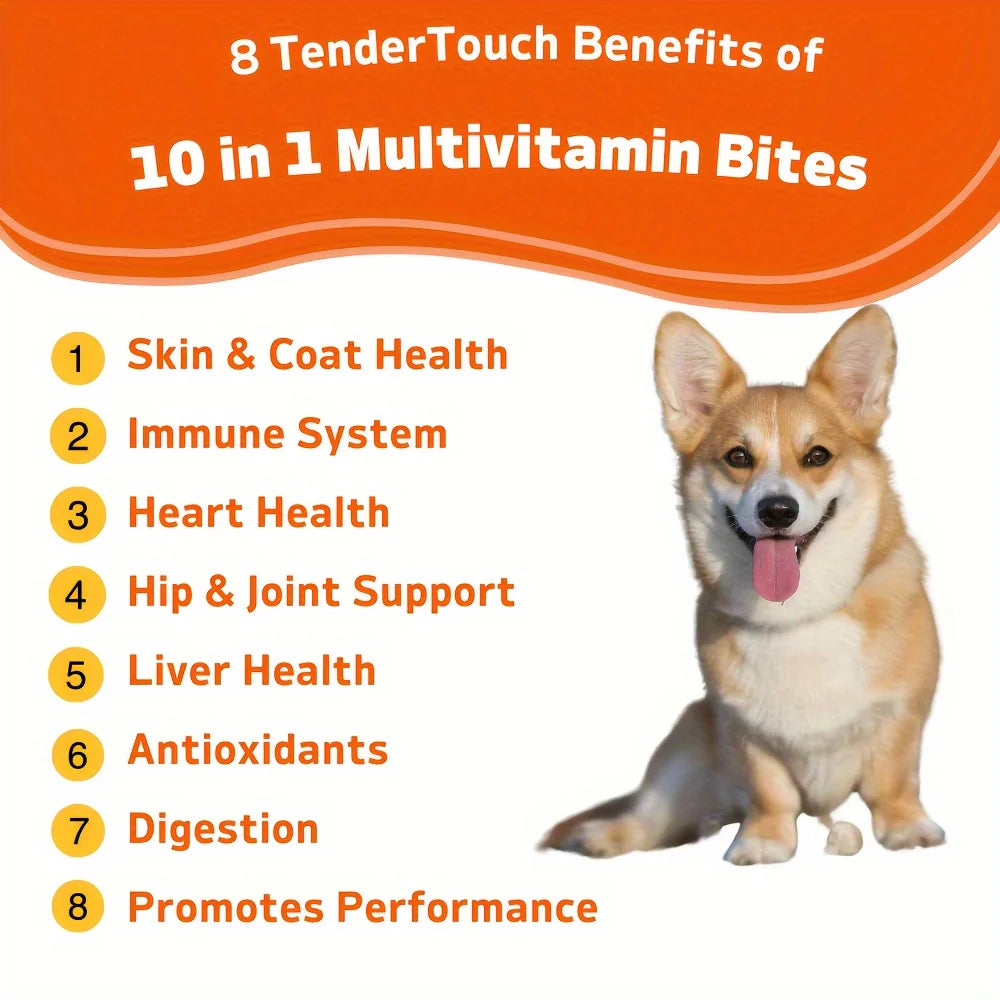 TenderTouch Multivitamin Dog Digestive Enzymes Grain Free