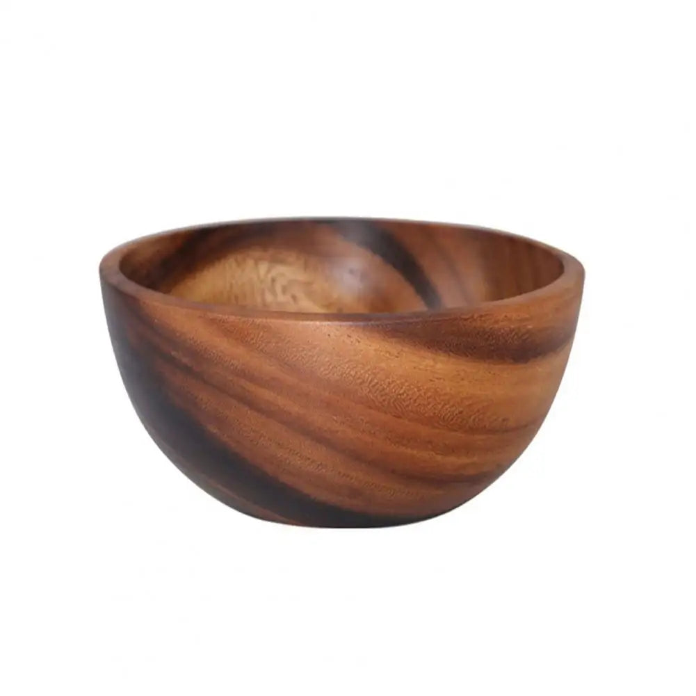 Eco Friendly Wooden Salad And Soup Bowl For Kitchen