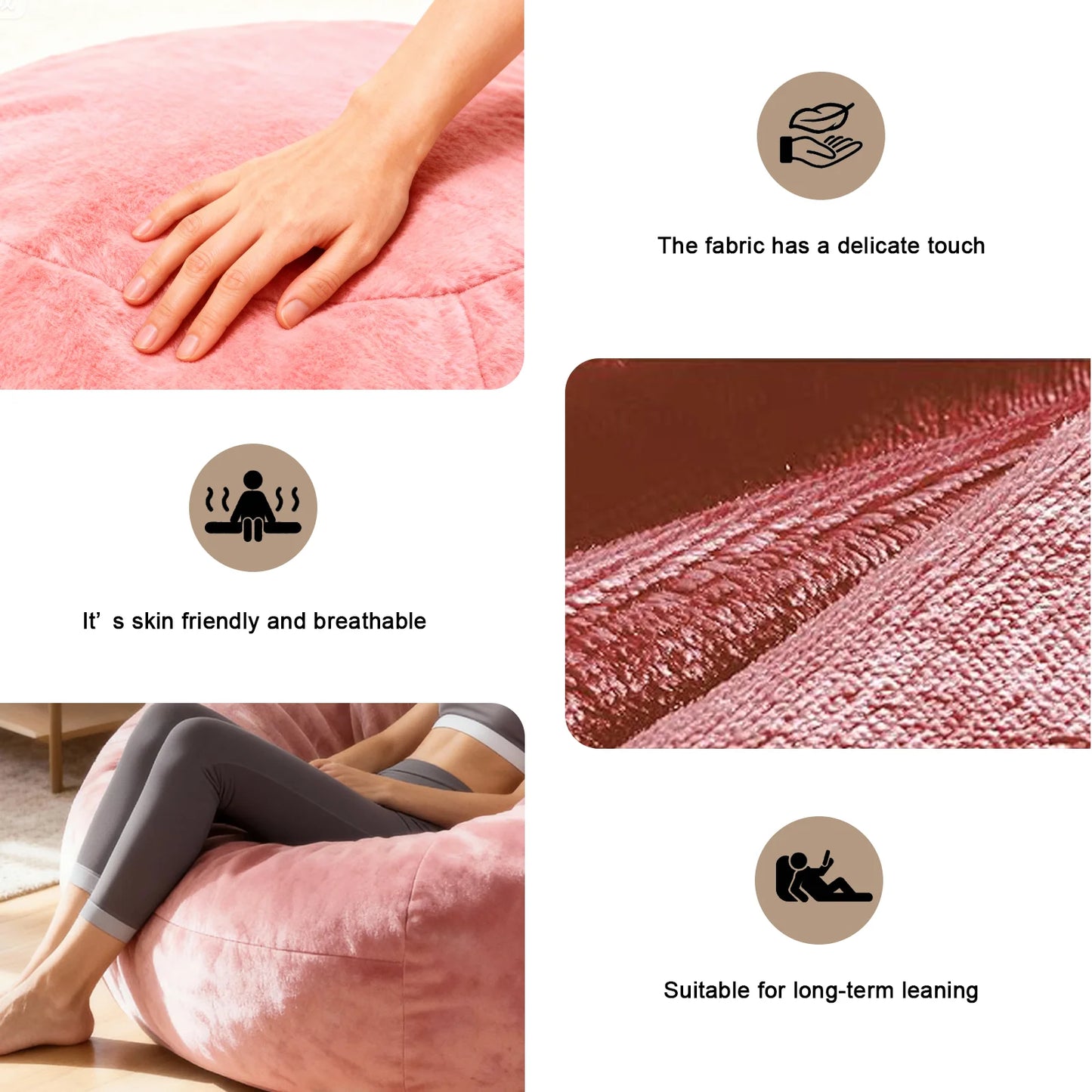 Memory Foam Bean Bag Chair For Superior Plush Comfort