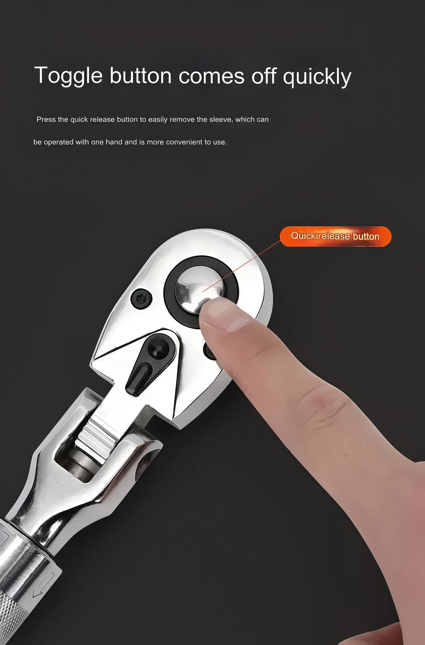 Durable Chrome Vanadium Steel Ratchet Wrench Set - 72 Teeth, Telescopic Handle, Quick Release - 1/2, 3/8, 1/4 Inch for Car, Moto
