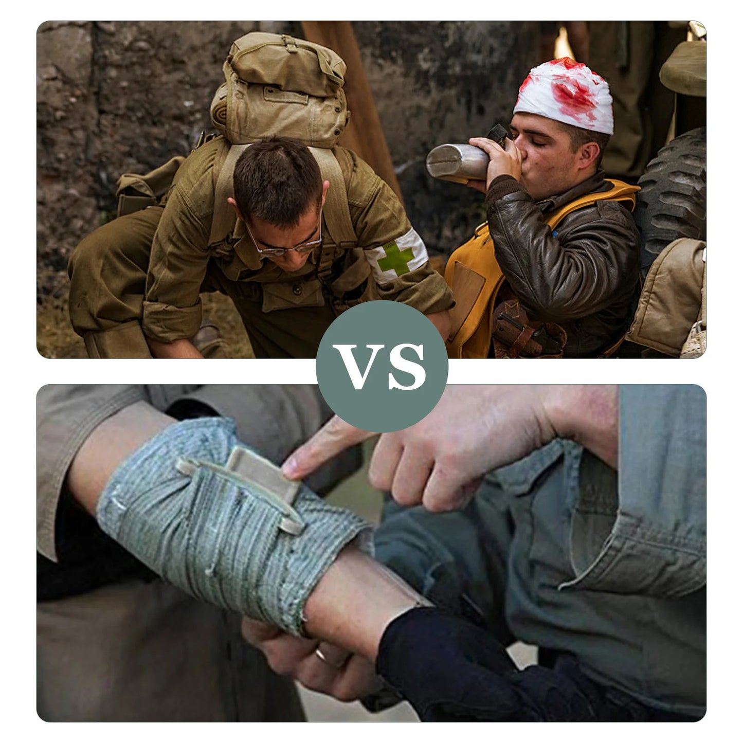 4/6 Inch First Aid Trauma Tourniquet Multifunction Hemostatic Control Bandage Portable Sterile Packaging for Outdoor Emergency