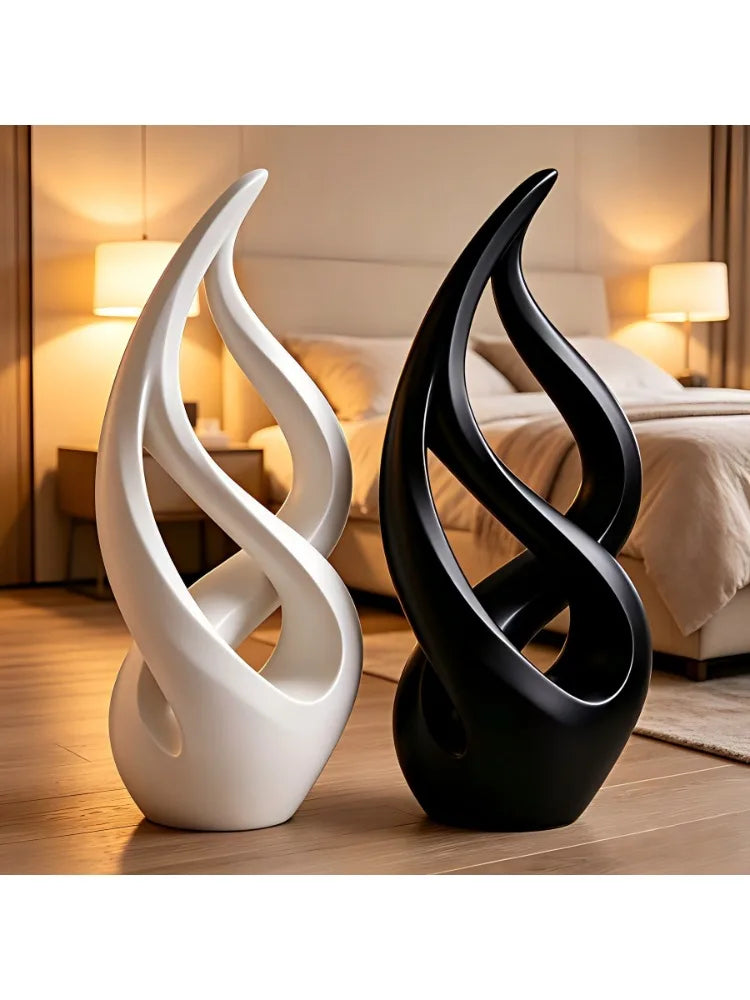 Elegant Abstract Modern Sculpture For Contemporary Home Decor