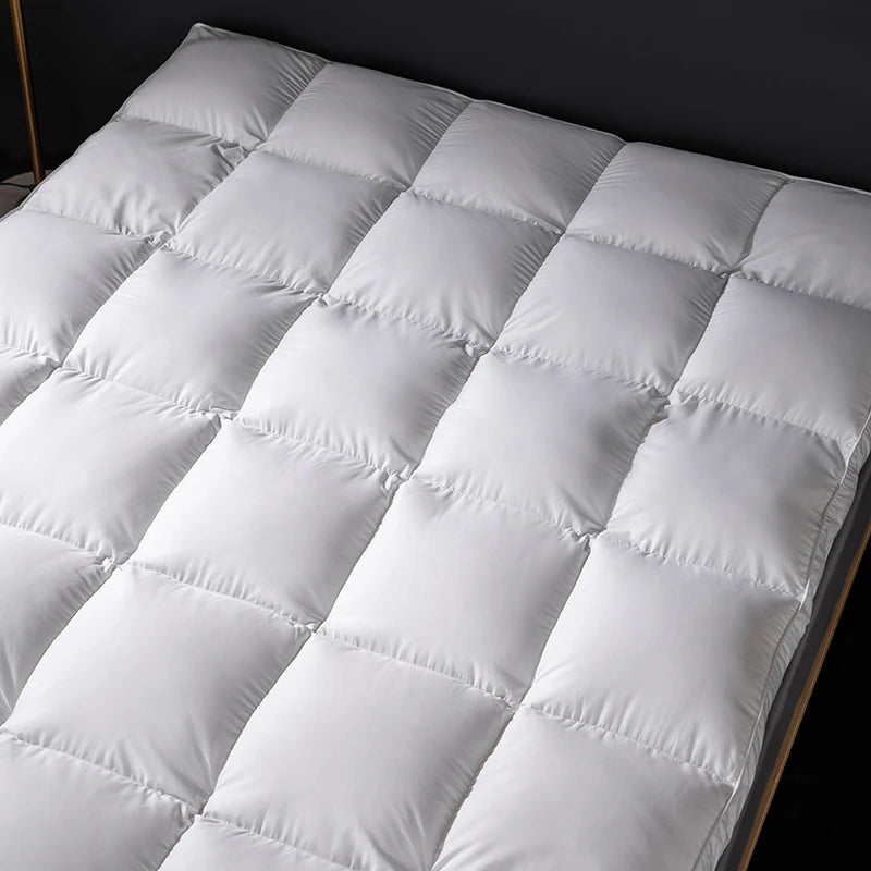 Premium Goose Down Mattress Topper For Plush Sleep Comfort