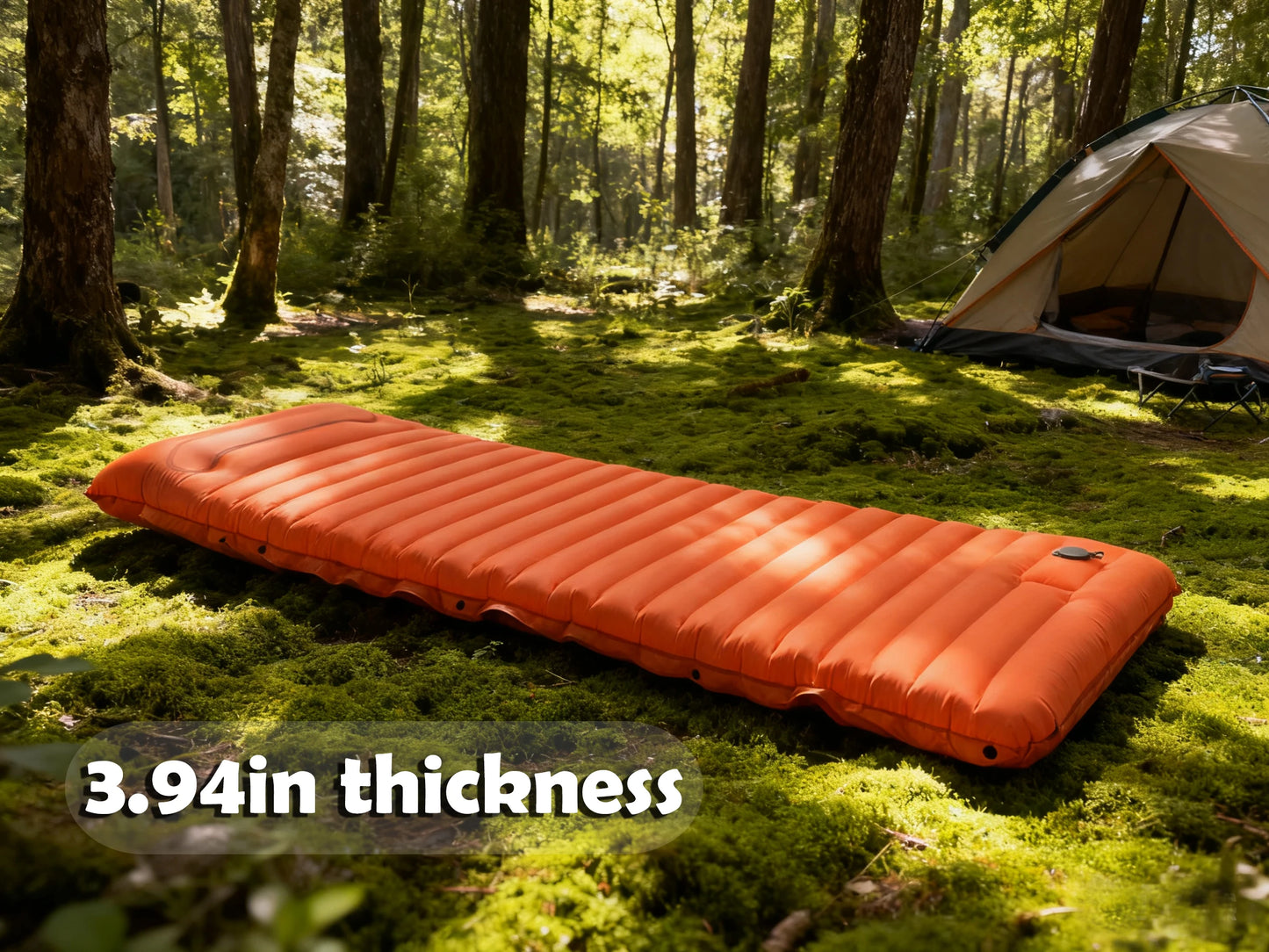 Camping Sleeping Pad Mat Inflatable, Ultralight Compact Camping Mattress, Outdoor Waterproof Sleep Pad for Backpacking Hiking