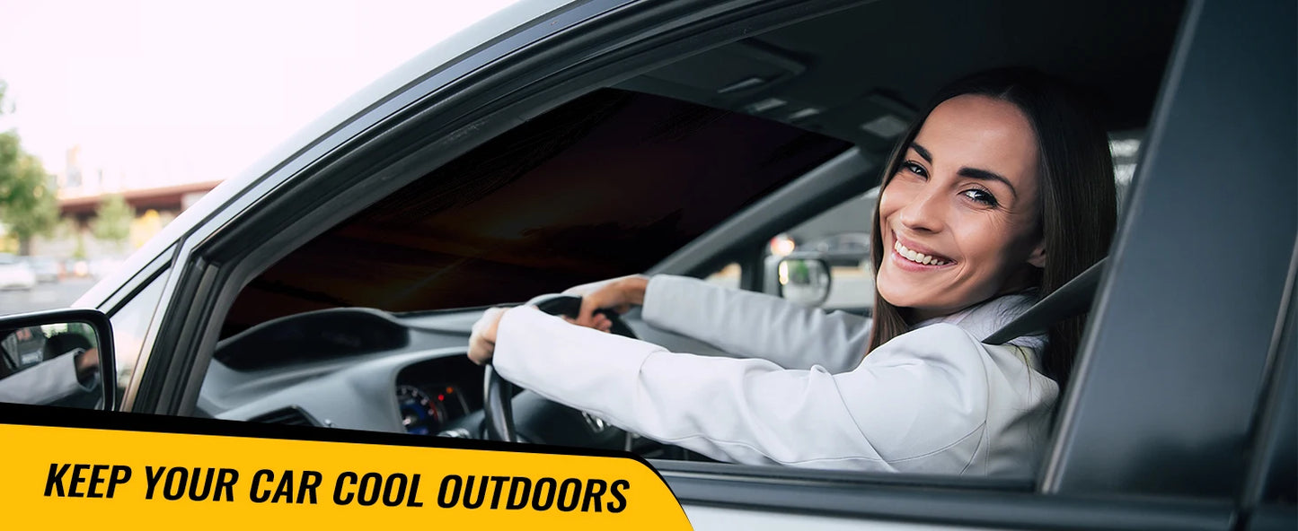 Black Cat Eye Sun Visor Car Windshield Sun Shade UV Protection Heat Insulation Cover Universal  Sun Protector