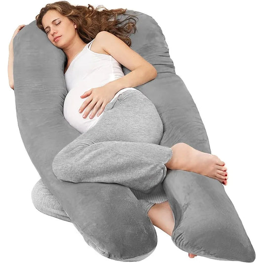 Pregnancy Pillow for Sleeping, U Shaped Full Body Support