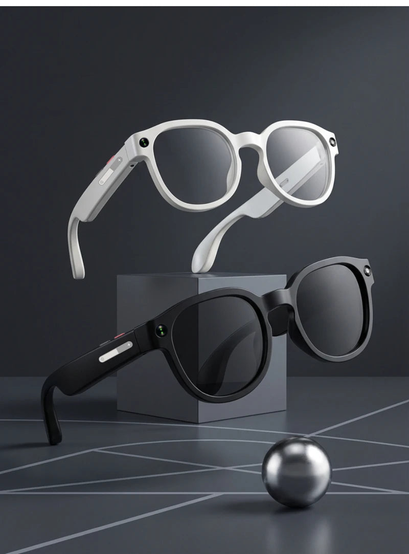 Lenovo AI Smart Glasses AI Translation 8MP HD Camera 4K Shooting Image Bluetooth Call Recording Music Smart Sunglasses 2026 New