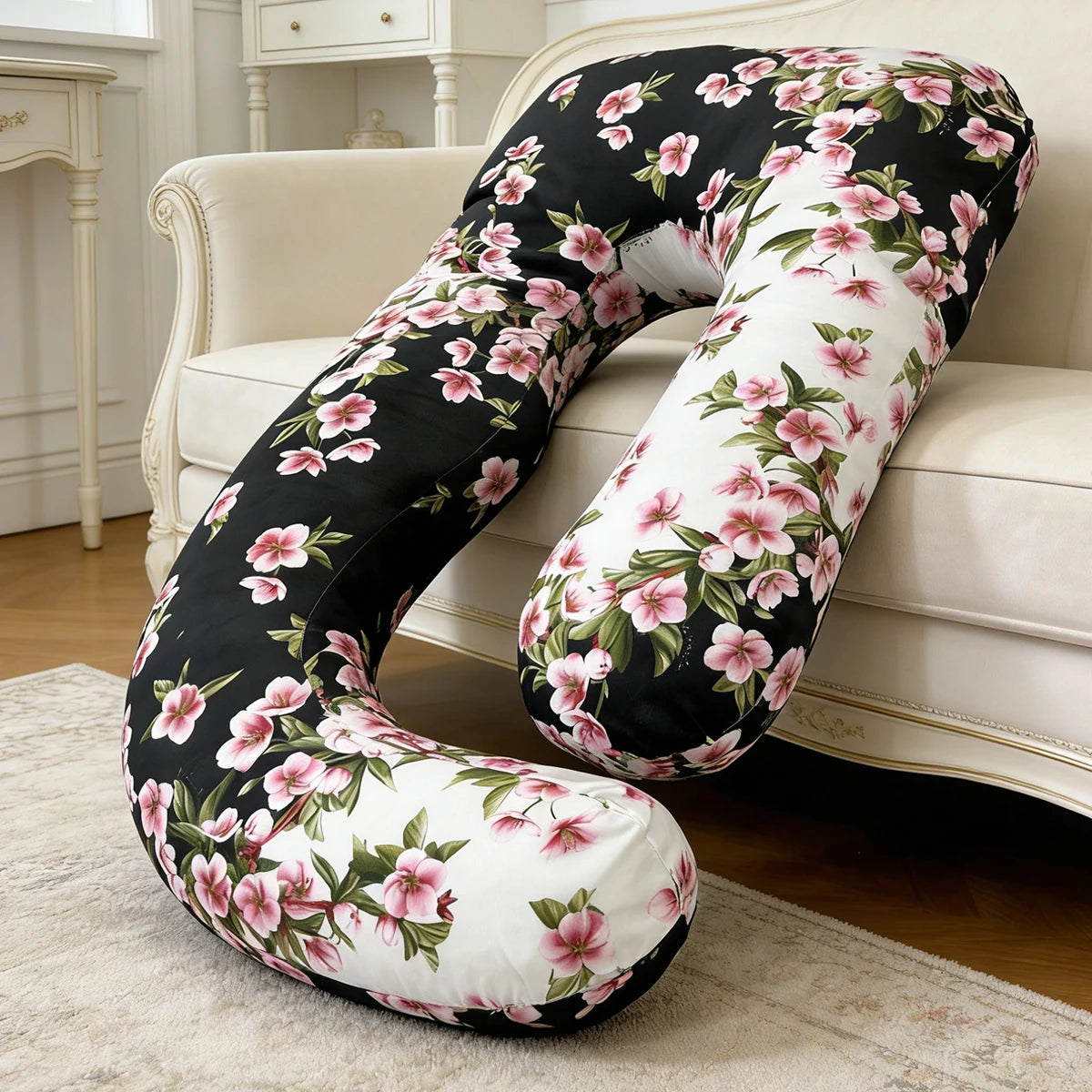 Large Flower-Shaped Full-Body Pregnancy Pillow U-Shaped Body Pillow C-Shaped Pregnancy Pillow