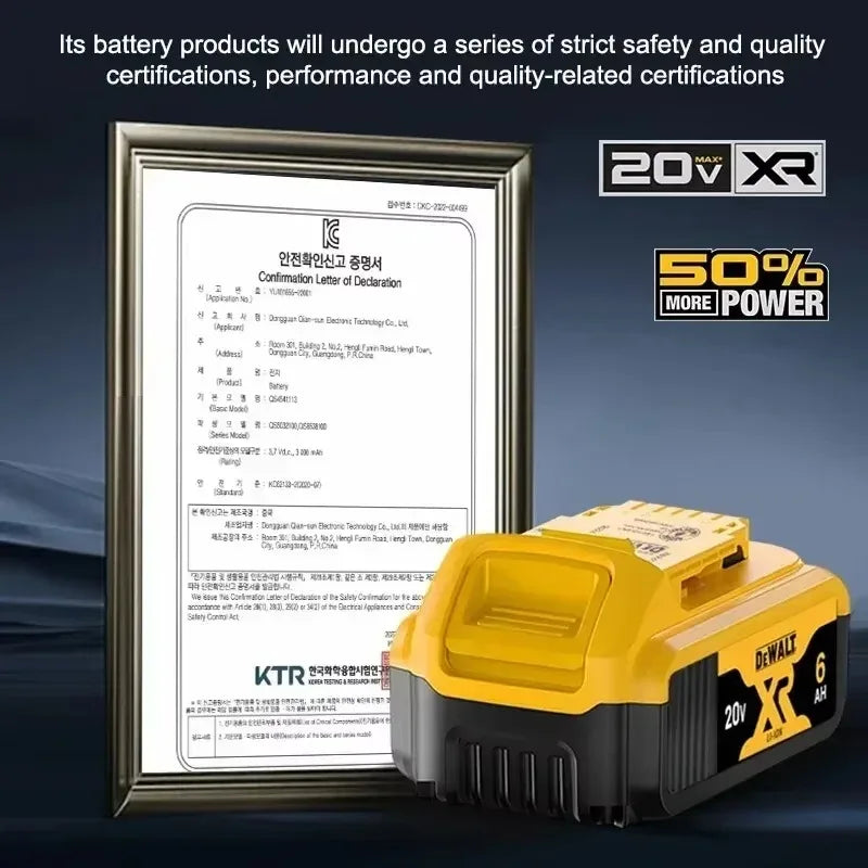 DeWALT 100% Original Battery 20V/60V 9000mAh MAX FlexVolt for DCB200 DCB205 DCB206 DCB209 DCB182 Power Tool Battery Air Transpor