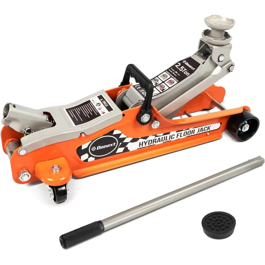 Heavy Duty Floor Jack With Steel Construction For Automotive