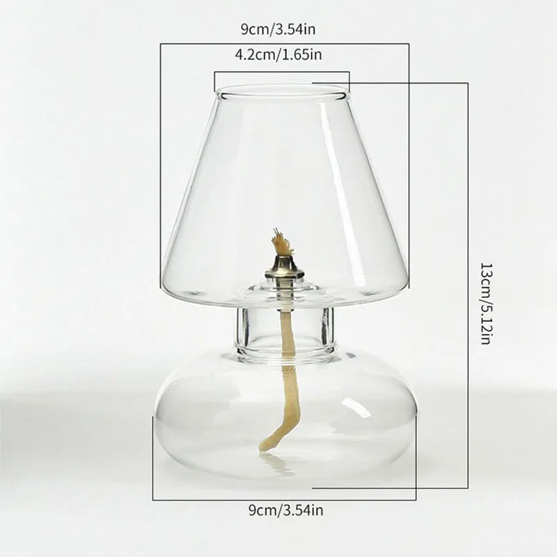 Modern Glass Oil Lamp Wedding Reception Centerpiece Table Decor