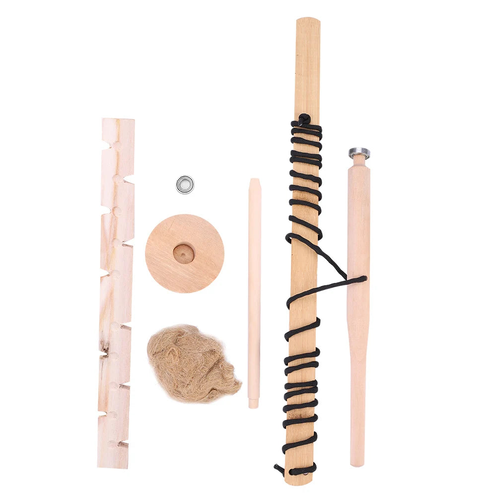 Fire Making Tool Outdoor Emergency Fire Tool Wood Drilling Fire Making Tool Survival Emergency Ignitor Kit for Outdoor Camping