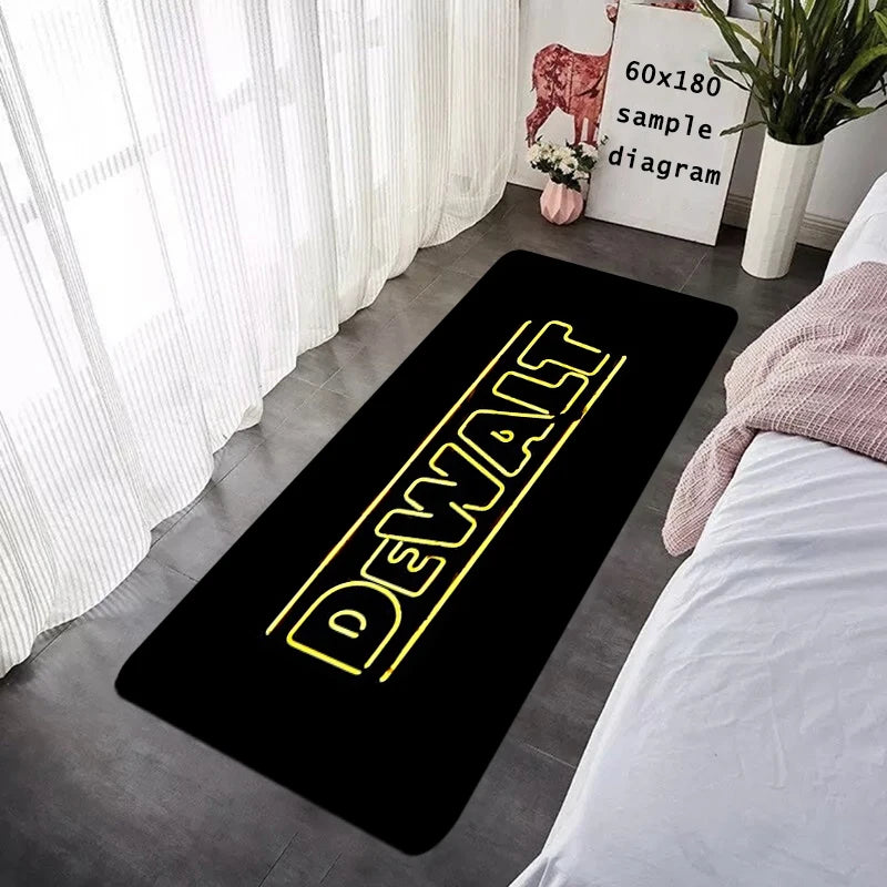 Interior Floor Mat Bathroom Doormat D-DeWalts Non-slip Foot Rug for Entryway Kitchen Carpet Bedroom Soft Bedside Mats Home Decor