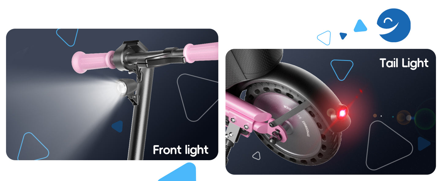 Hiboy Joyhaul Foldable Kids Electric Scooter With Led Lights