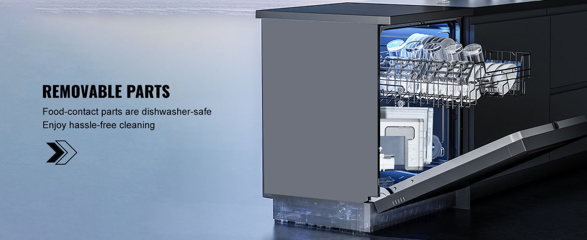 SucceBuy Electric Pasta Maker Automatic Noodle Maker Machine with 4 Intelligent Modes 500g Flour Capacity Pasta Maker Machine