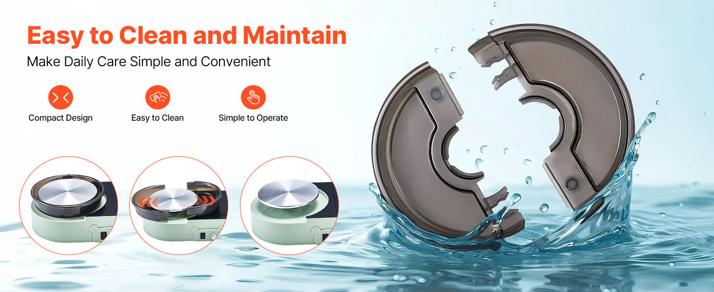 SucceBuy 3/6 inch Mini Pottery Wheel Turntable Forward Reverse Rotation Adjustable Speed Electric Clay Wheel for Kids and Adults